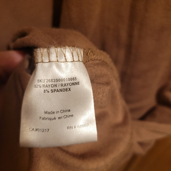 Le Château Tan T-Shirt Dress - Picture 4 of 6